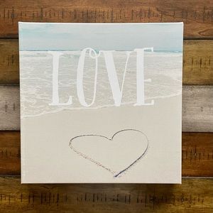 Wall Art Love Beach